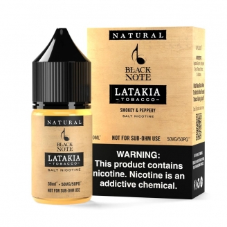 Black Note Latakia Tobacco Salt